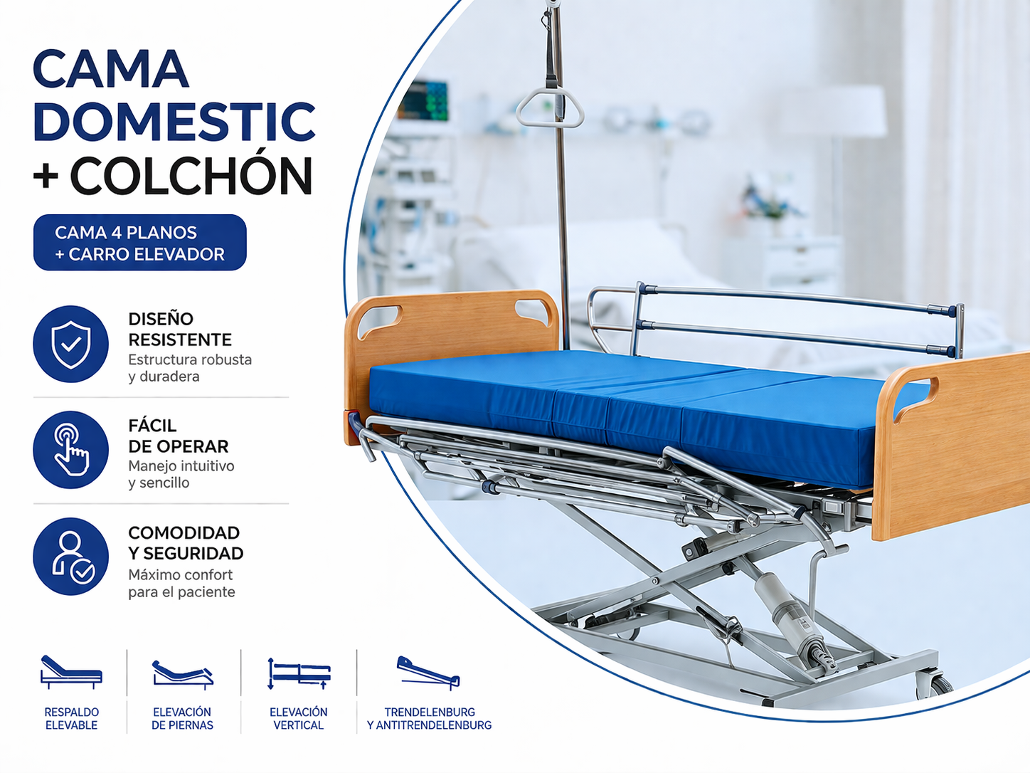 Cama articulada Domestic Care